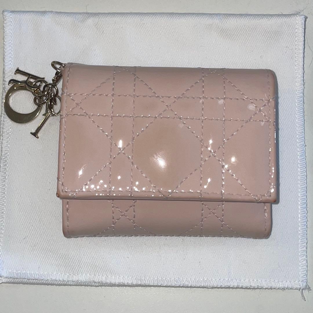 Dior Lady Dior Lotus ウォレット ピンク 財布