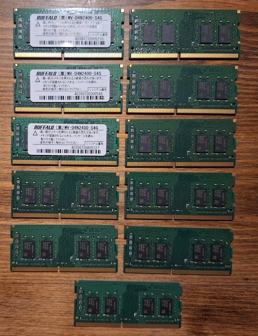 BUFFALO 4GBメモリ ノートPC用(11枚)