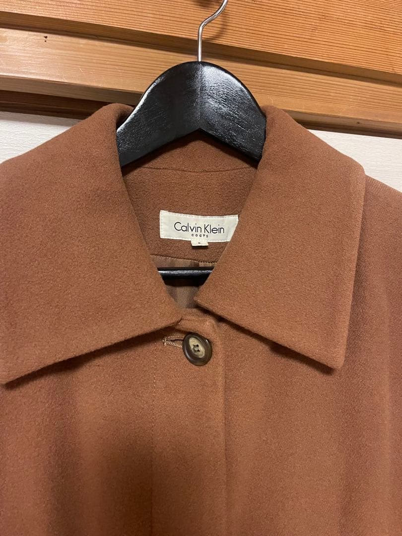   カシミヤロングコート マキシ丈 比翼