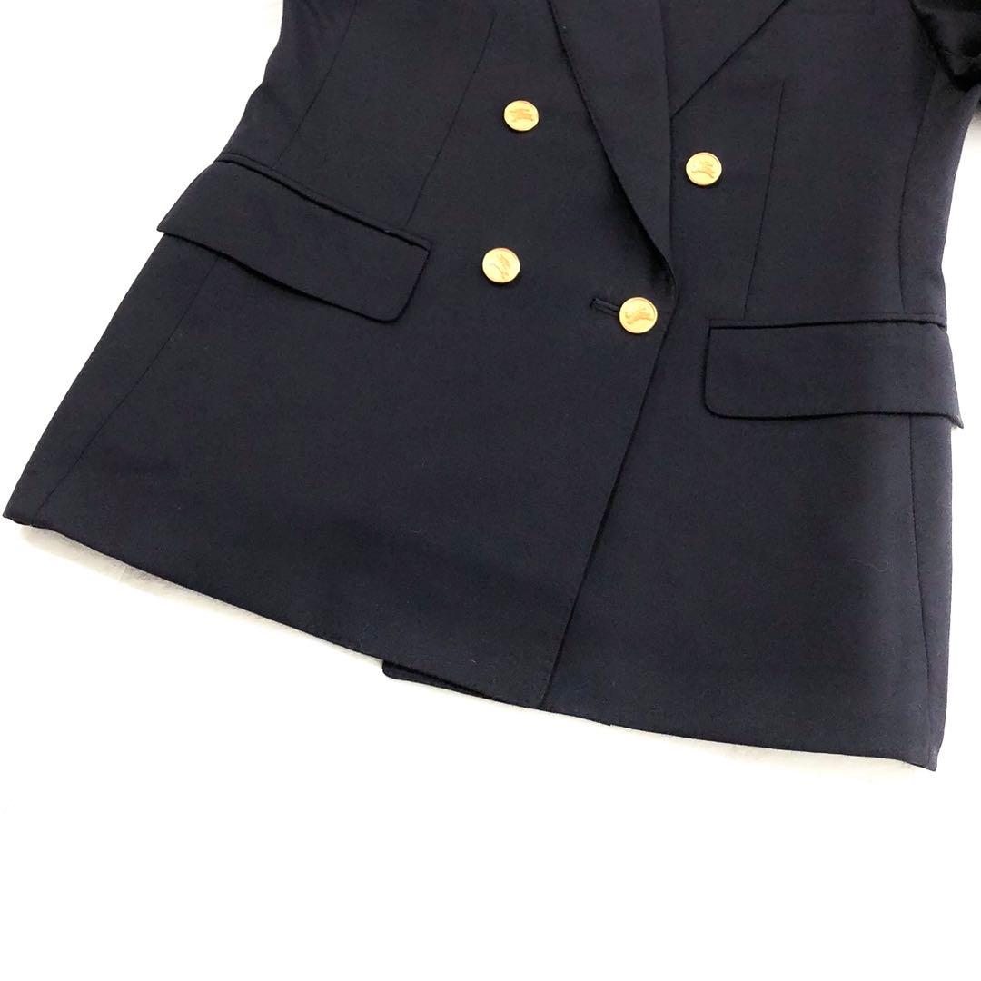 極美品✨️BURBERRY 金ボタン ダブル テーラード ジャケット S M