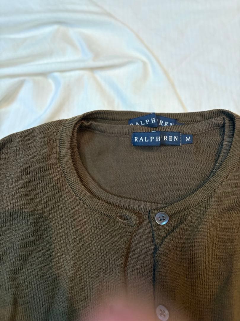 美品　ラルフローレン　カーディガン　アンサンブル　ポニー刺繍　M