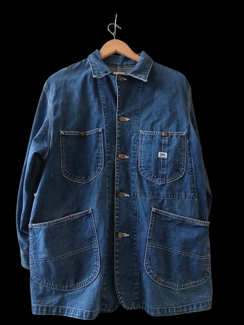 Lee 90sデニムカバーオール復刻ハウスタグ古着アメカジSizeM