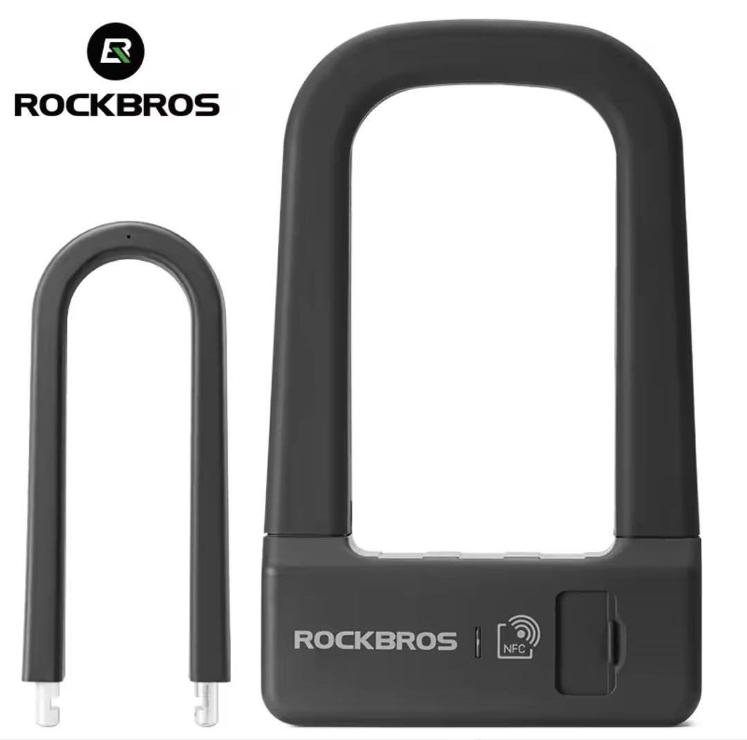 ROCKBROS 自転車スマートロック NFC U字ロック ¥13,000