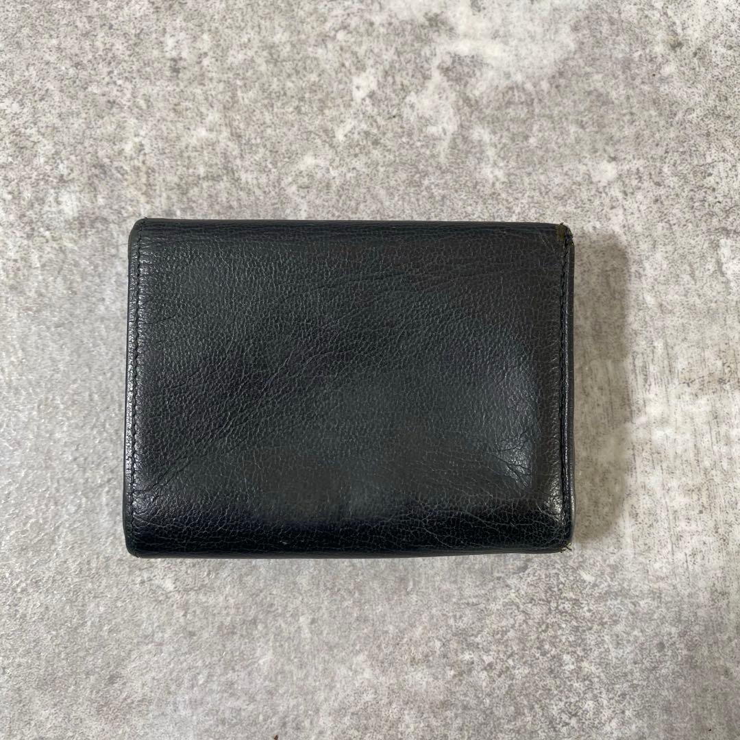 CHANEL シャネル ココマーク Wホック 三つ折り財布 ブラック　黒　箱付き