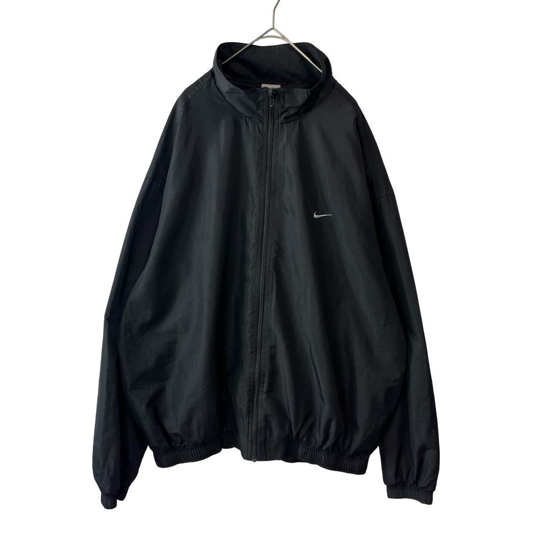 ビッグサイズ 00sY2K NIKE ナイキ ジップアップジャケット 黒 3XL