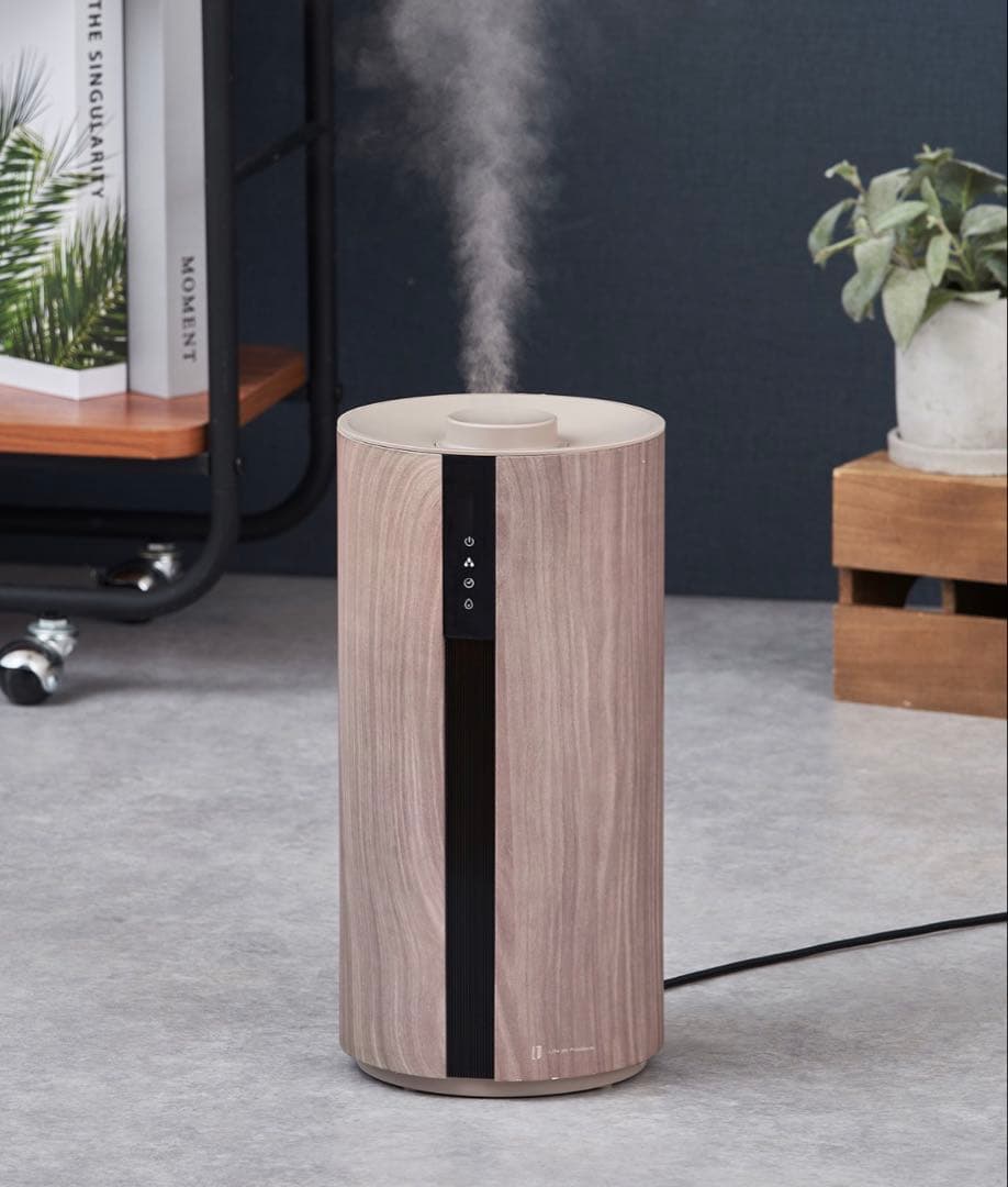 【新品】Life on Products 超音波式加湿器 PremiumWOOD