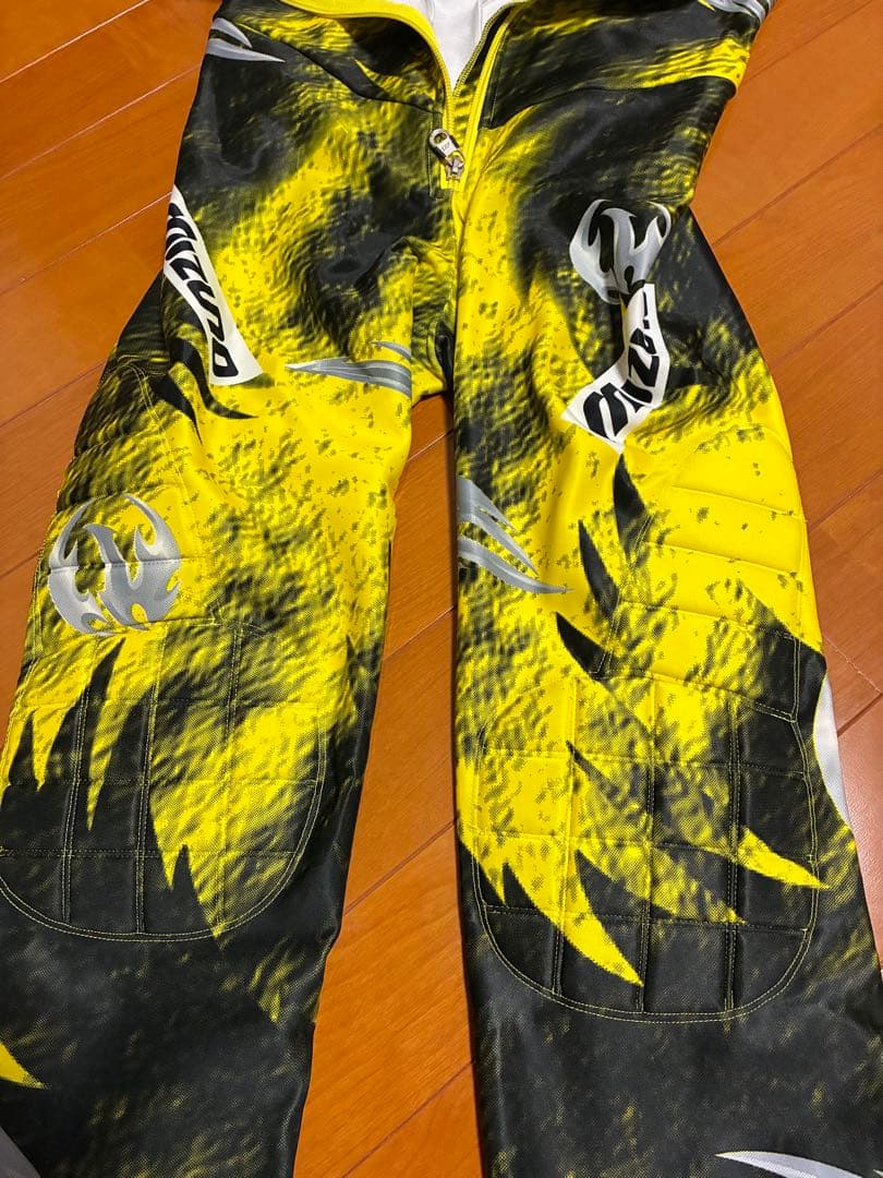 Mizuno スキーレーシングワンピース　 イエロー/ブラック サイズ160