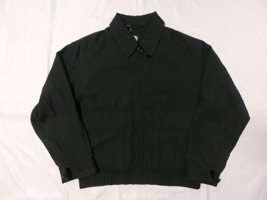 ユニクロU ショートブルゾン M ブラック UNIQLO U