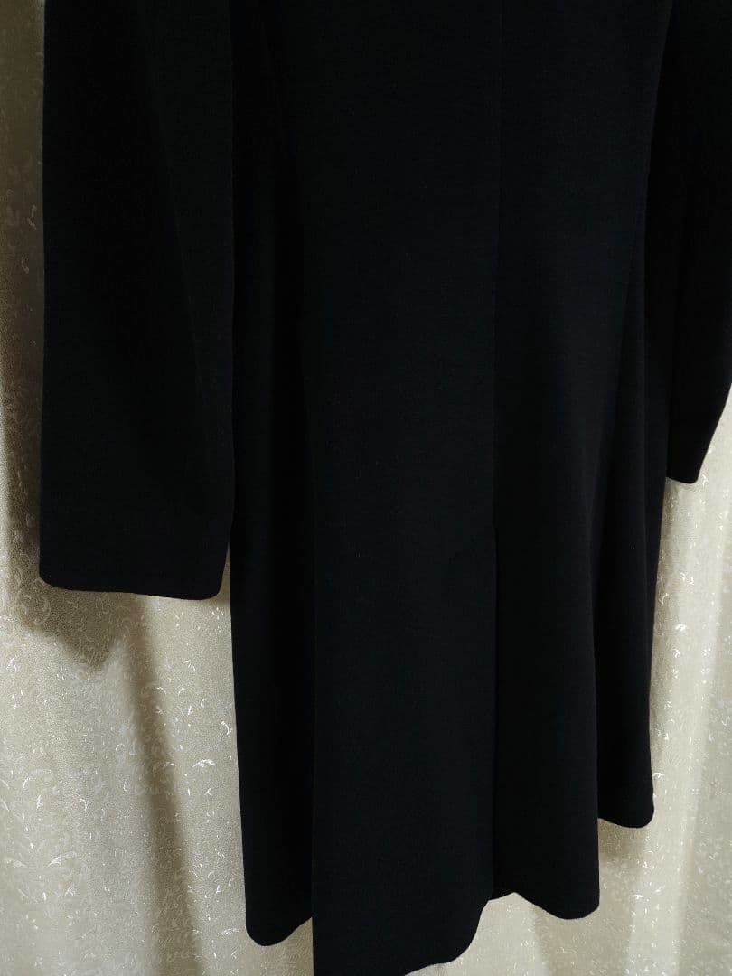 MaxMara 高級ロングコート 26万 アンゴラ ブラック　秋冬～春先迄