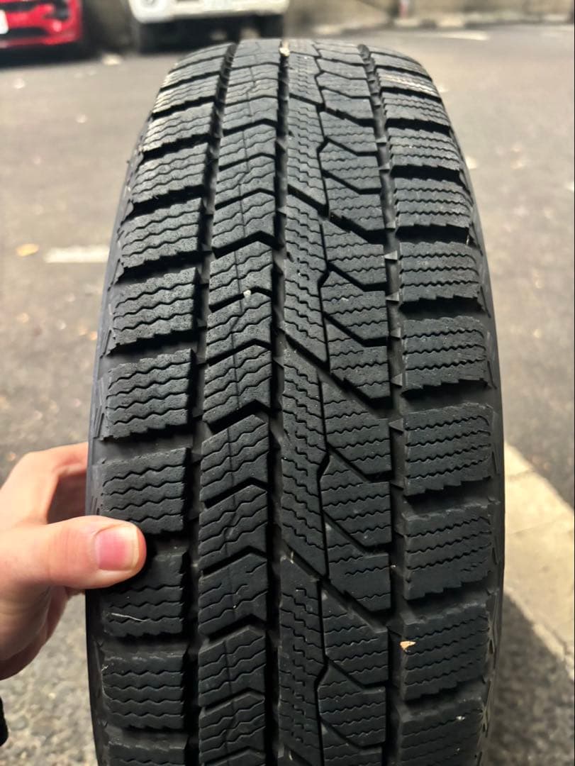 【送料込】155/65R14 トーヨースタッドレス アルミホイール付 4本セット