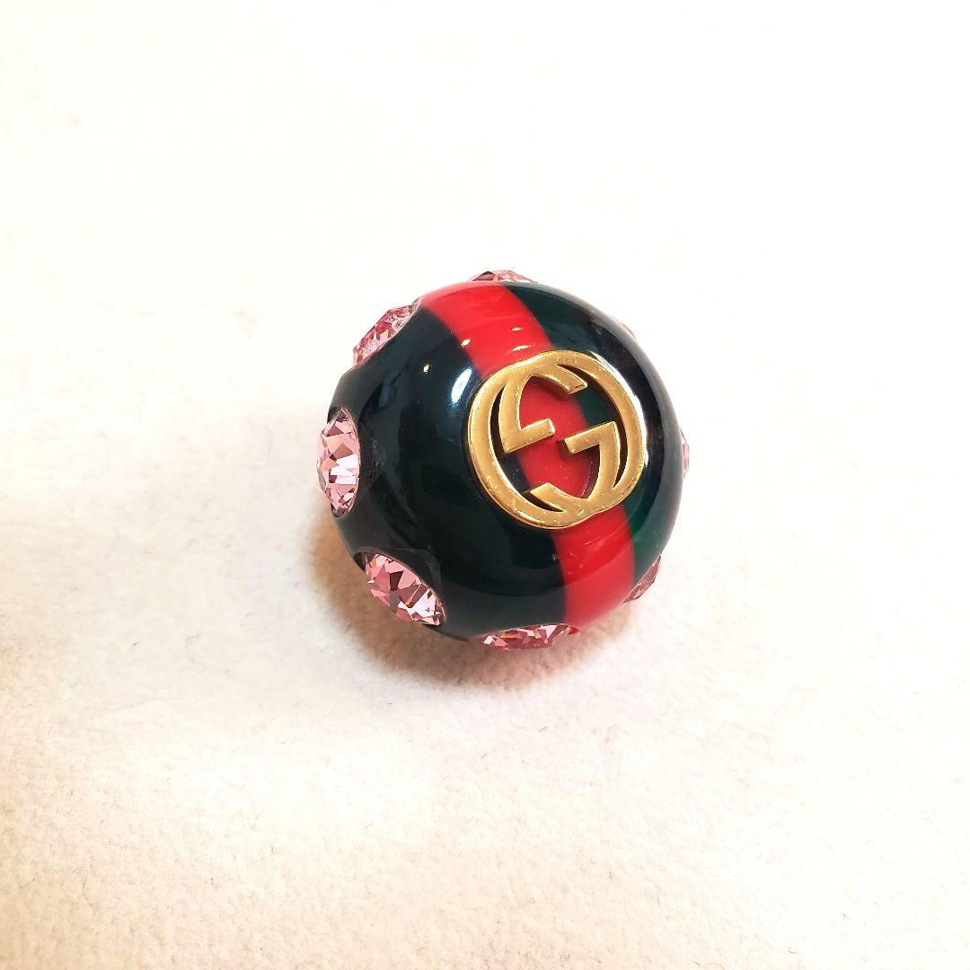 GUCCI ネクタイピン　ブローチ　GG インターロッキング シェリー