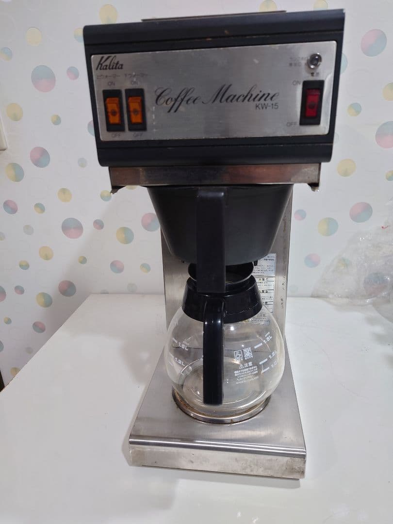 ポット2個付き　KALITA KW-15　カリタ　コーヒーマシン　サーバー