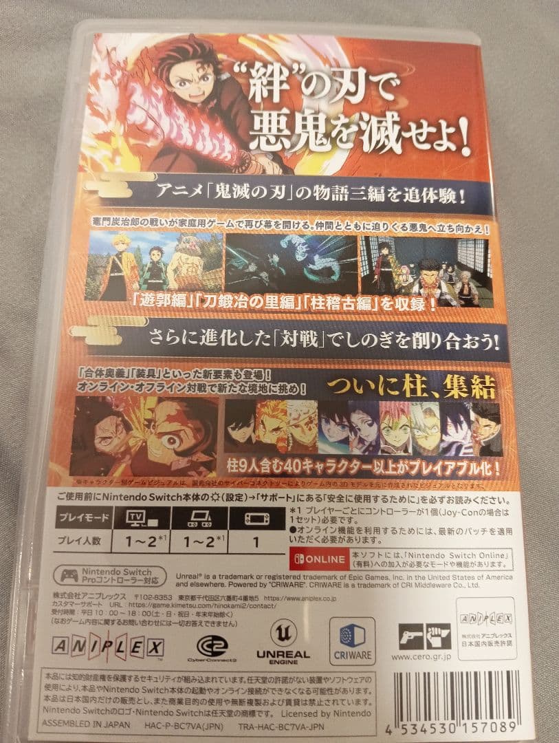 Switch 鬼滅の刃 ヒノカミ血風譚2 通常版