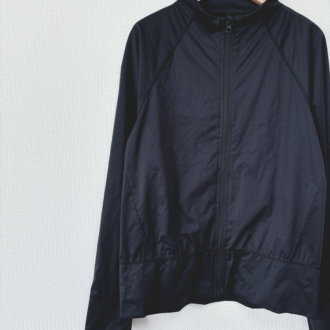 【ラバ】おうちdeホットヨガスーツ セットアップ ラグラン ストレッチ（L）黒