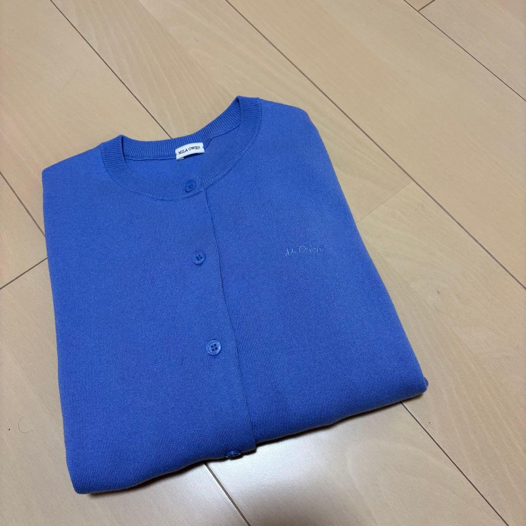 milaowen ミラオーウェン　クロップドフォルムカーディガン