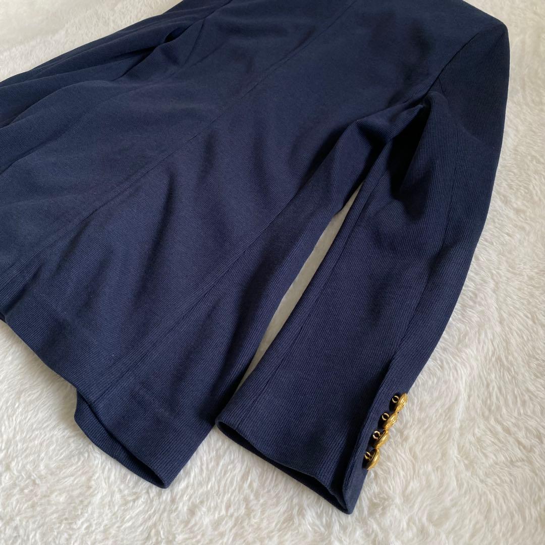 POLO RALPH LAUREN ニットダブルブレステッド　ジャケット　紺ブレ