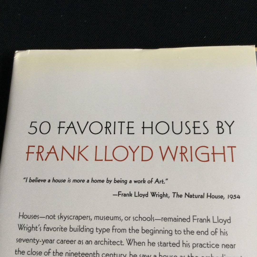フランクロイドライト　建築　洋書　英語　Frank Lloyd Wright 家