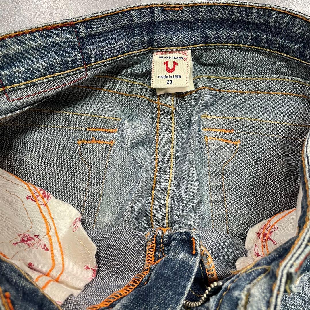 00s TRUE RELIGION USA製 フレアジーンズ y2k 平成ギャル
