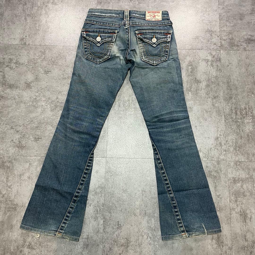 00s TRUE RELIGION USA製 フレアジーンズ y2k 平成ギャル