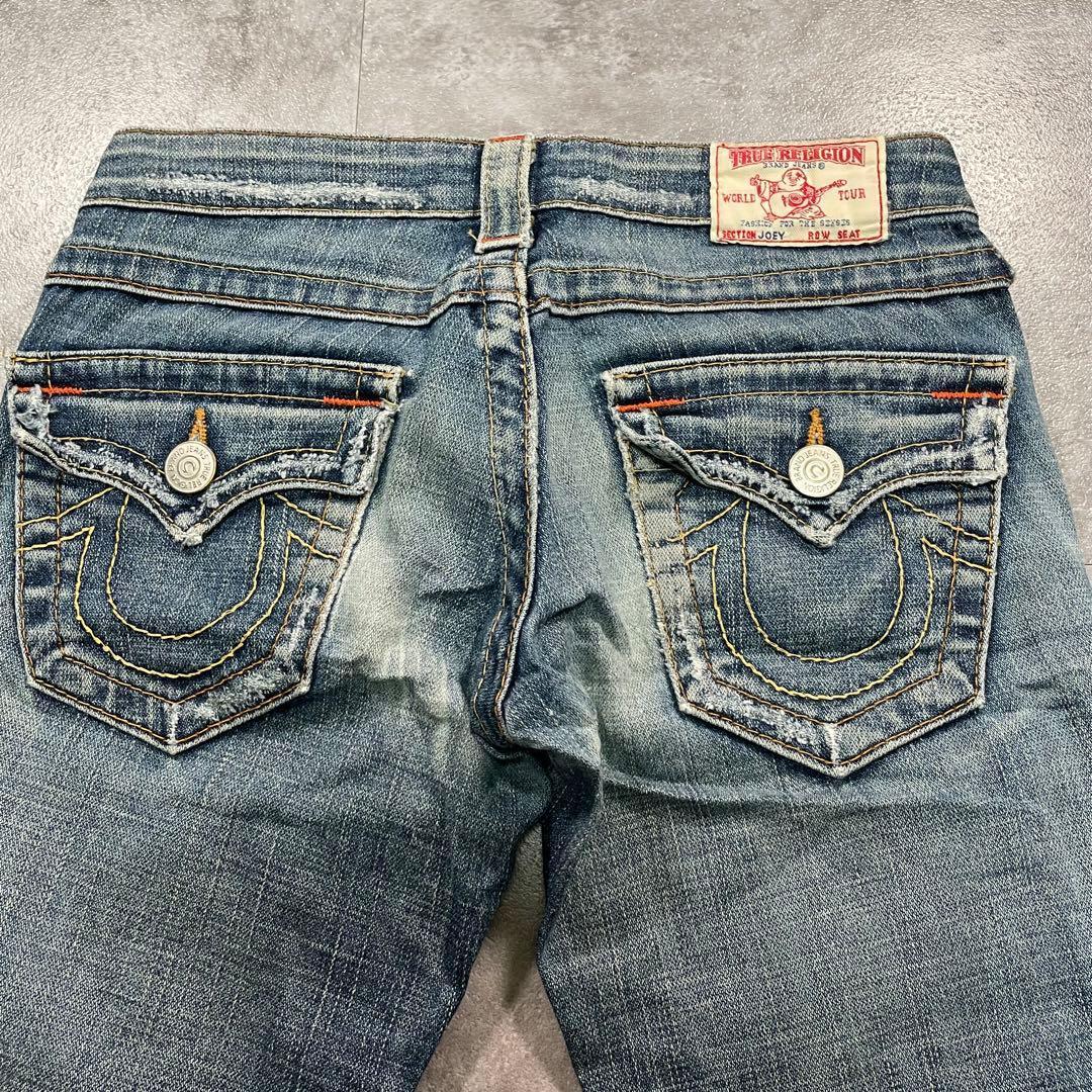 00s TRUE RELIGION USA製 フレアジーンズ y2k 平成ギャル