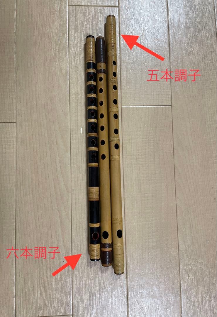 尺八　篠笛　獅子田　七穴六本調子