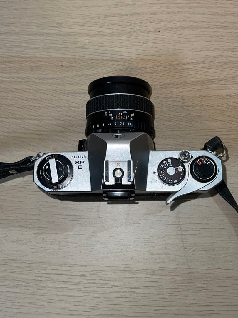 フィルムカメラ、**Asahi Pentax SP（スポットマチック）