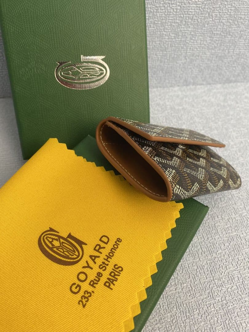 Goyard 二つ折り財布 ブラウン ベージュ