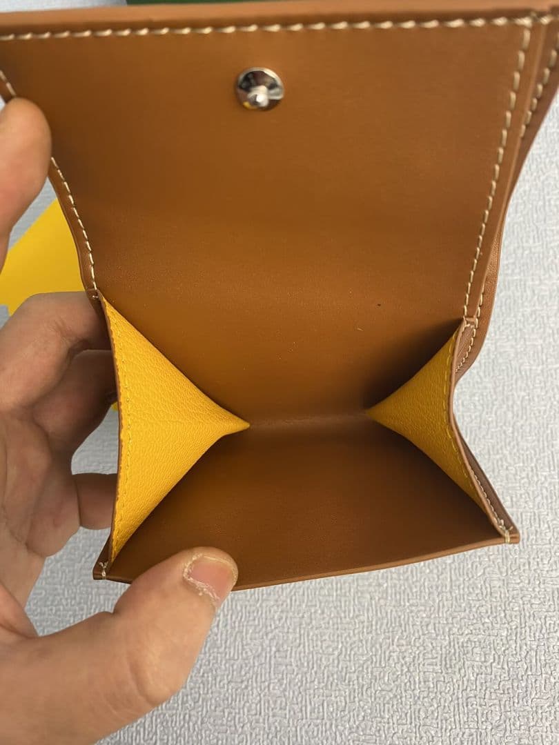 Goyard 二つ折り財布 ブラウン ベージュ