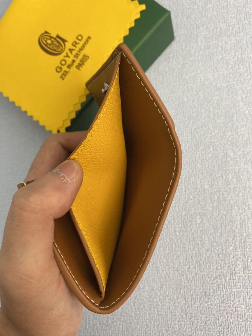 Goyard 二つ折り財布 ブラウン ベージュ