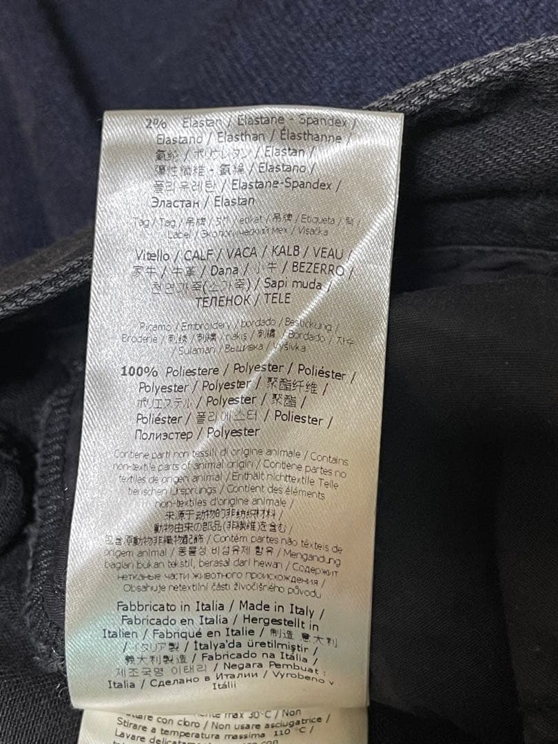 FENDI フェンディ　ブラック　デニム　denim