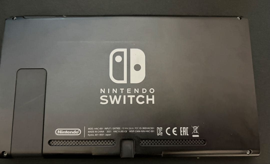 Nintendo Switch 本体 ブラック 本体のみ 動作確認済み