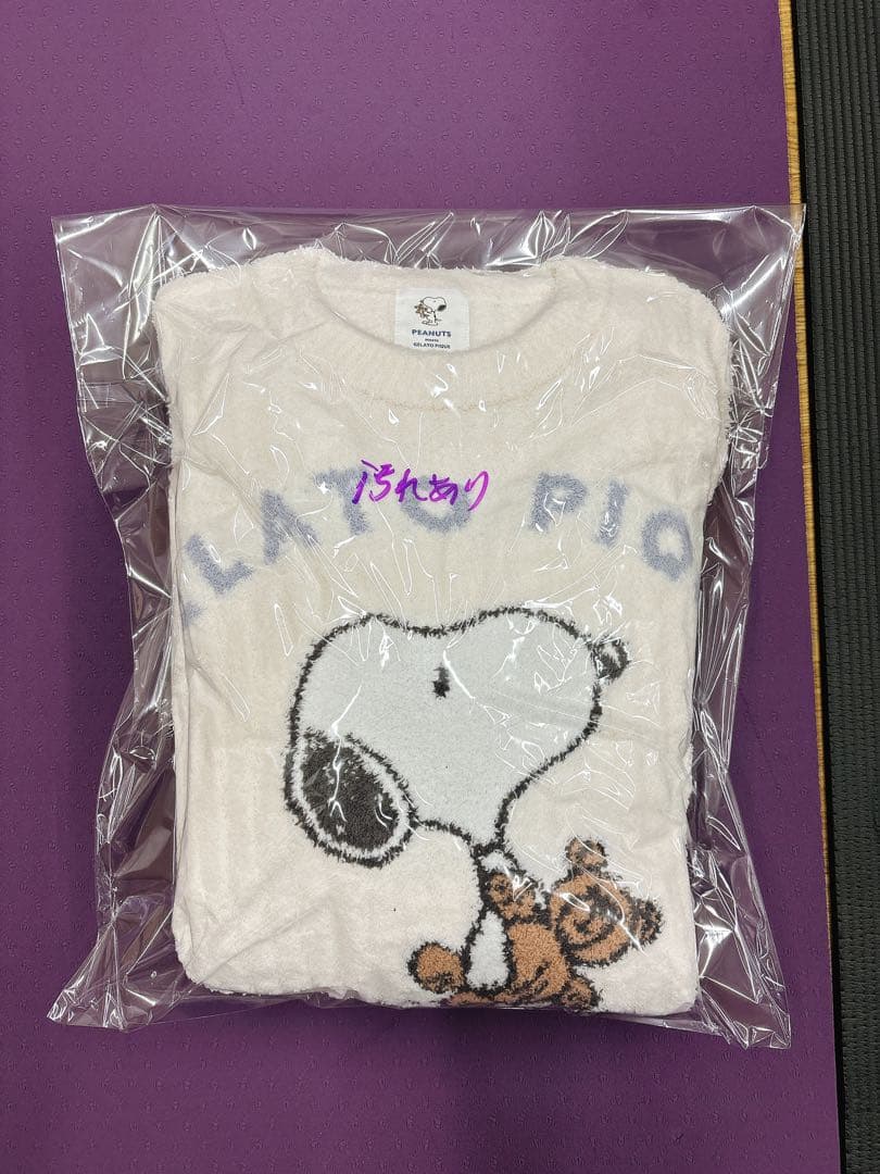 【ジェラートピケ】SNOOPYジャガードワンピース スヌーピー レディース