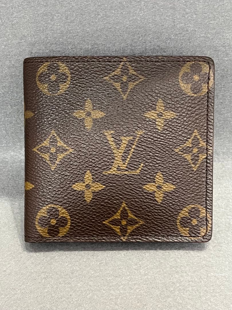【F】Louis Vuitton モノグラム 二つ折り財布