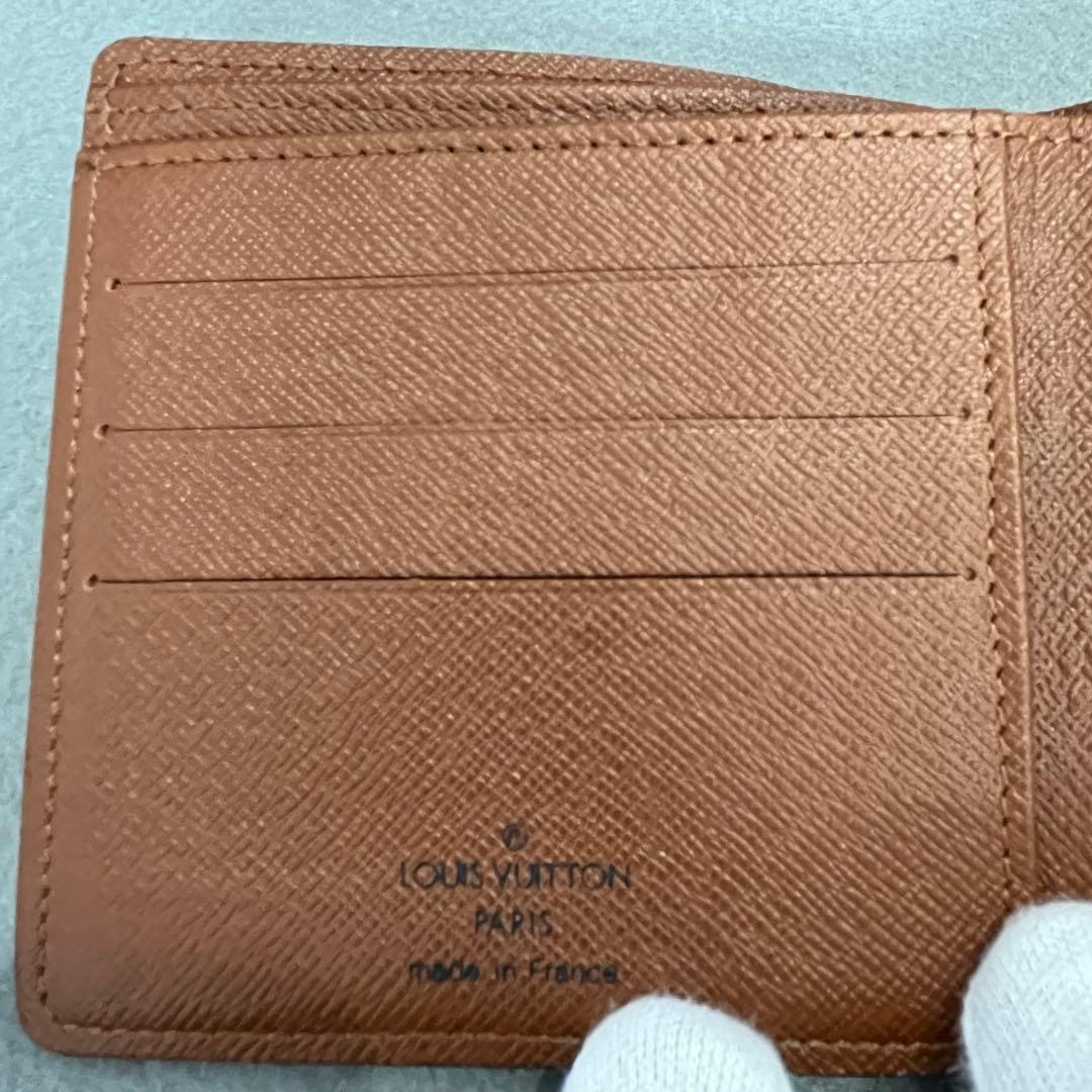 【F】Louis Vuitton モノグラム 二つ折り財布