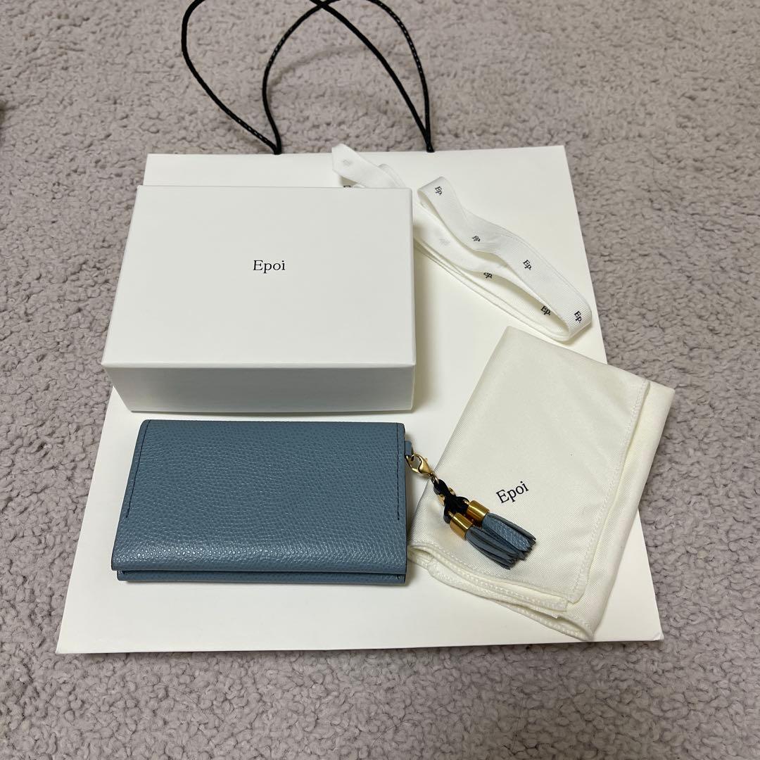 Epot グレー フラグメントケース タッセル付き