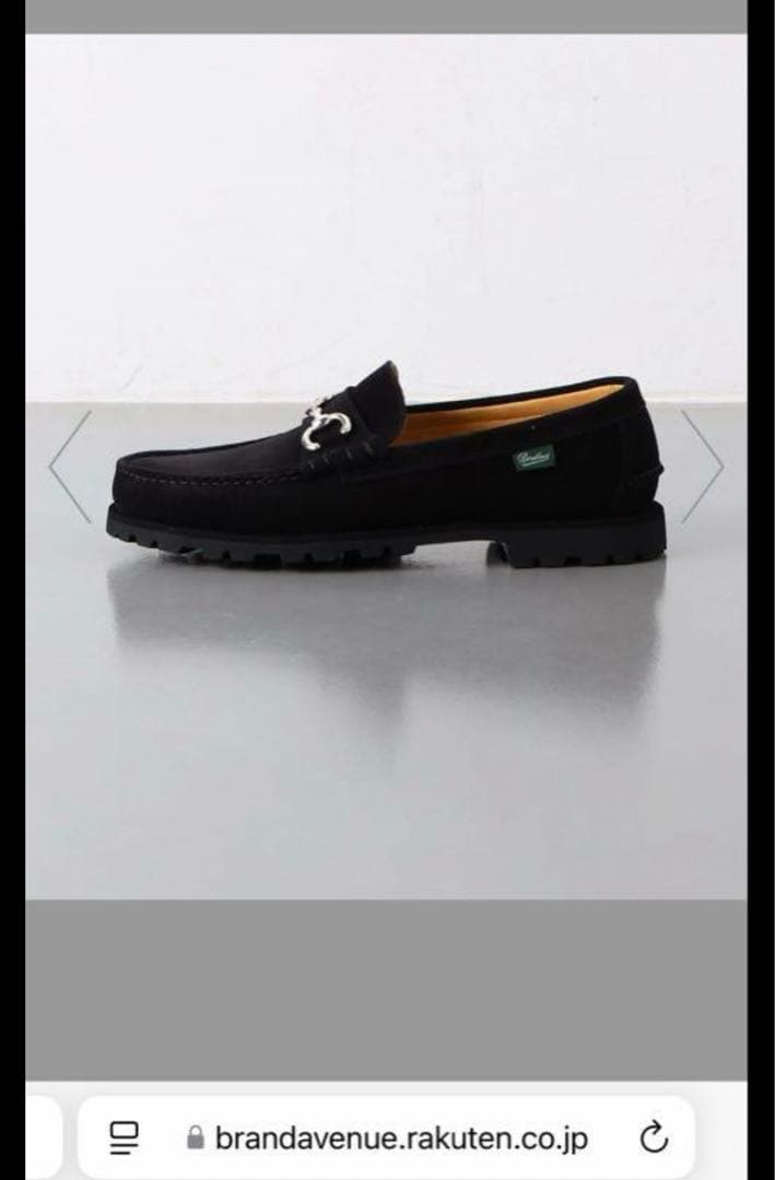 【別注】<Paraboot> スエード ビット ローファー　ユナイテッドアローズ