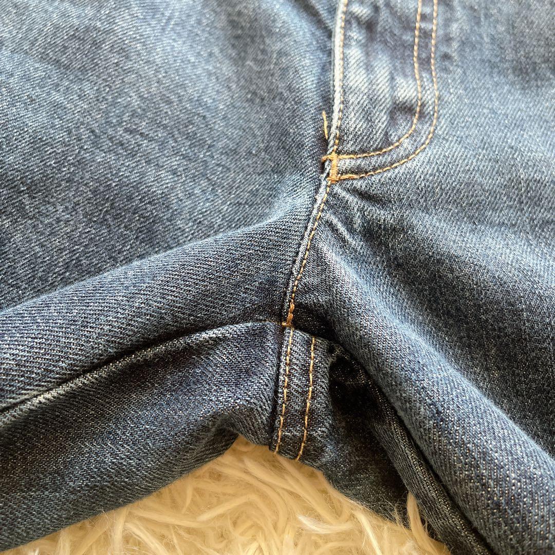 最級 美品 GUCCI グッチ フレア ブーツカットデニムパンツ 38 GGロゴ