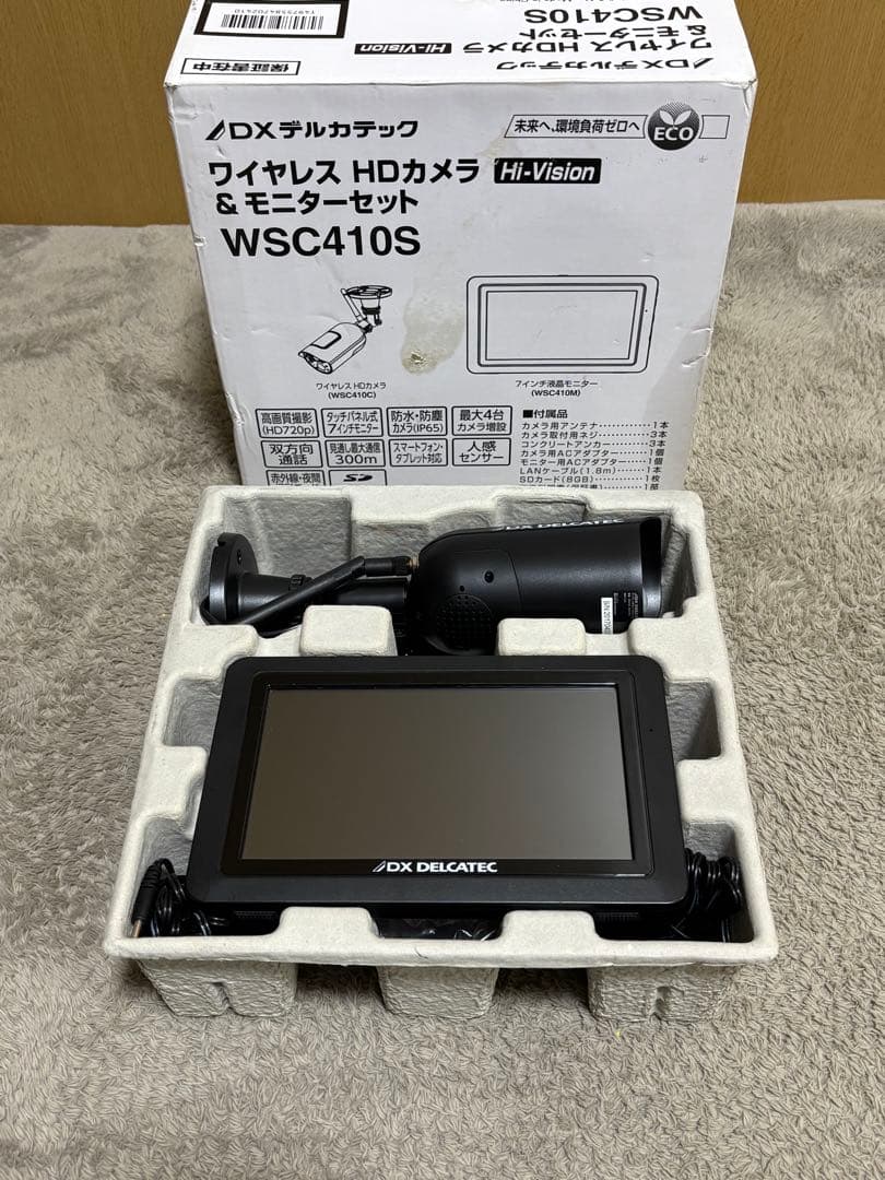 DX DELCATEC 　防犯カメラセット　WSC410S
