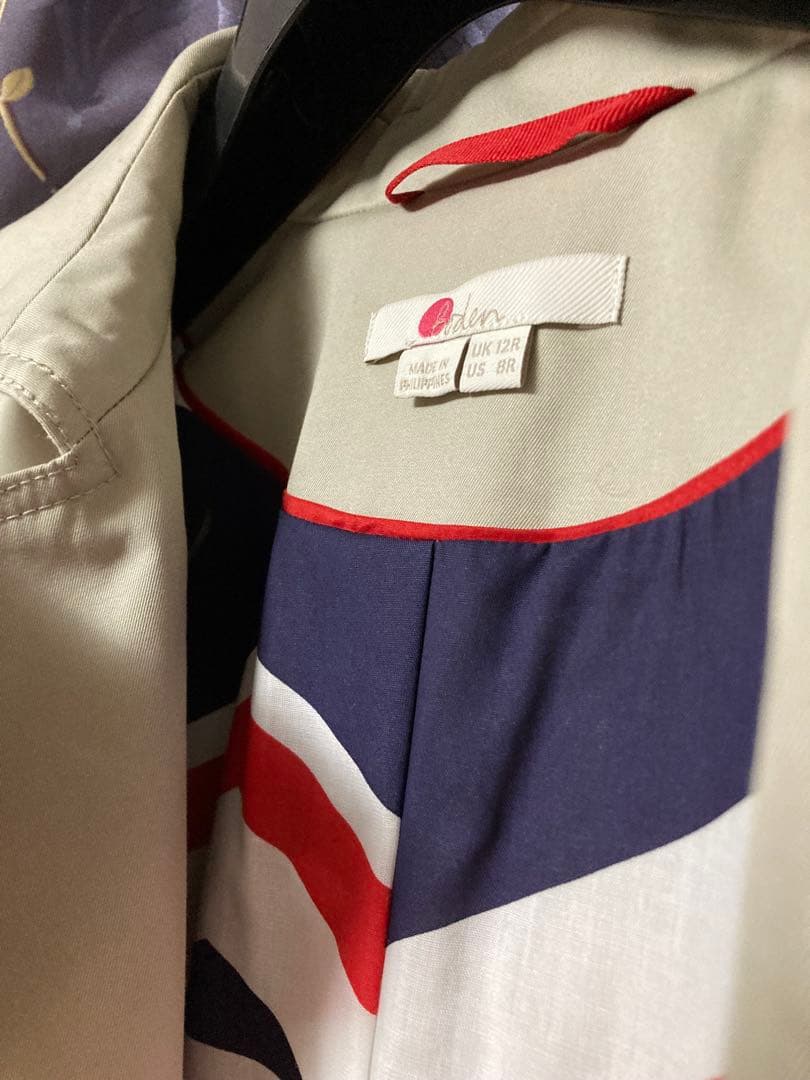Boden ベージュ トレンチコート UK12R 日本Lサイズ