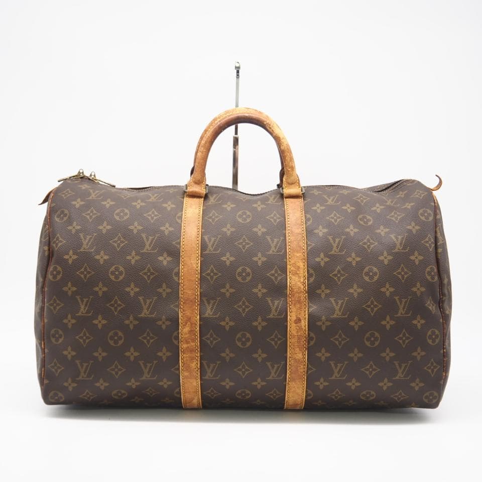 LOUIS VUITTON ボストンバッグ モノグラム キーポル50 ブラウン