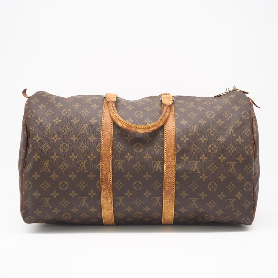 LOUIS VUITTON ボストンバッグ モノグラム キーポル50 ブラウン