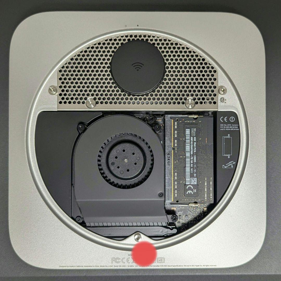 Macデスクトップ Mac mini /Late 2012 /Core i5 /8GB /500GB