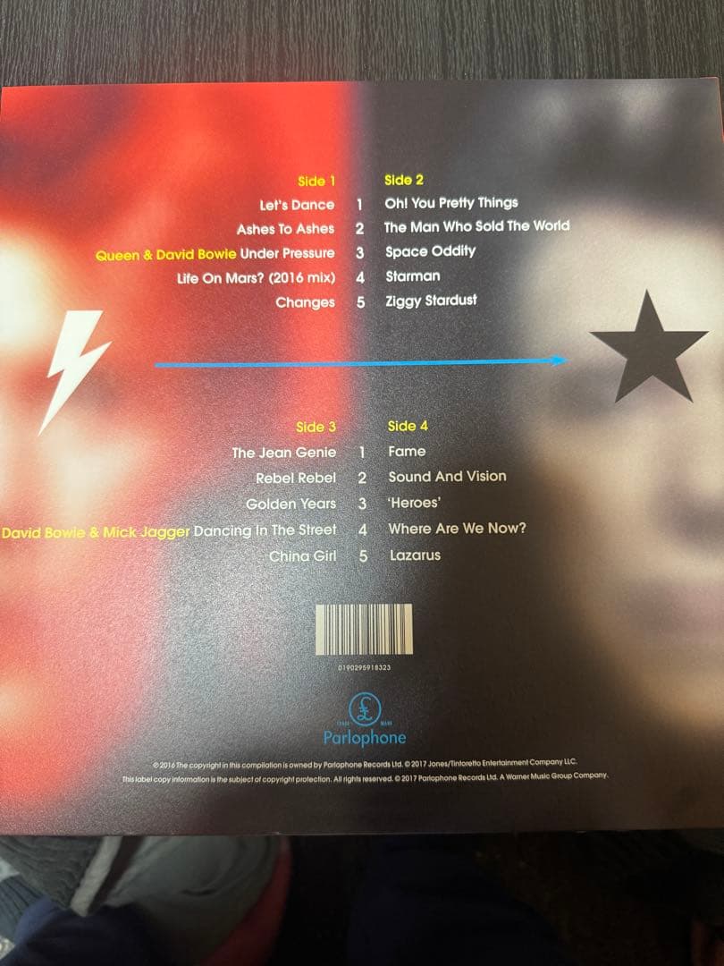 デビッドボウイ レコード盤 レガシー 2枚組