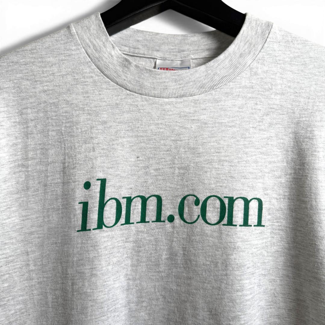 90s Hanes IBM ドットコム 企業ロゴTシャツ H18