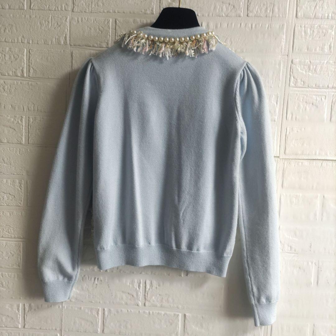 専用✨Chesty 　チェスティ　ツイードカーディガン　 パール　フリンジ