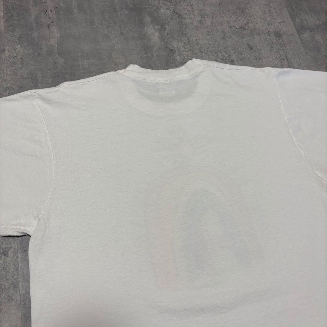 断*イ様 90s USA製 ヴィンテージ　Tシャツ　虹　企業　レインボー　ハート