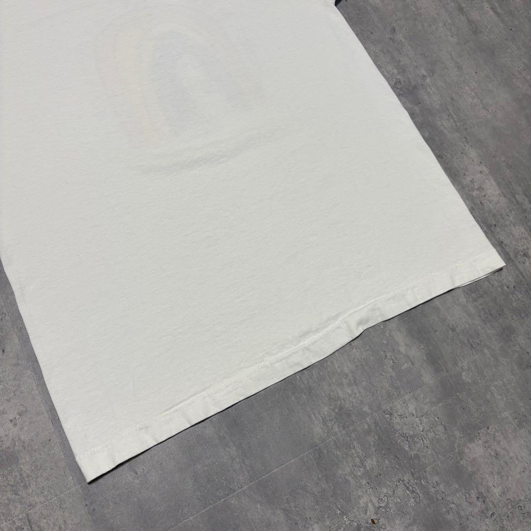 断*イ様 90s USA製 ヴィンテージ　Tシャツ　虹　企業　レインボー　ハート