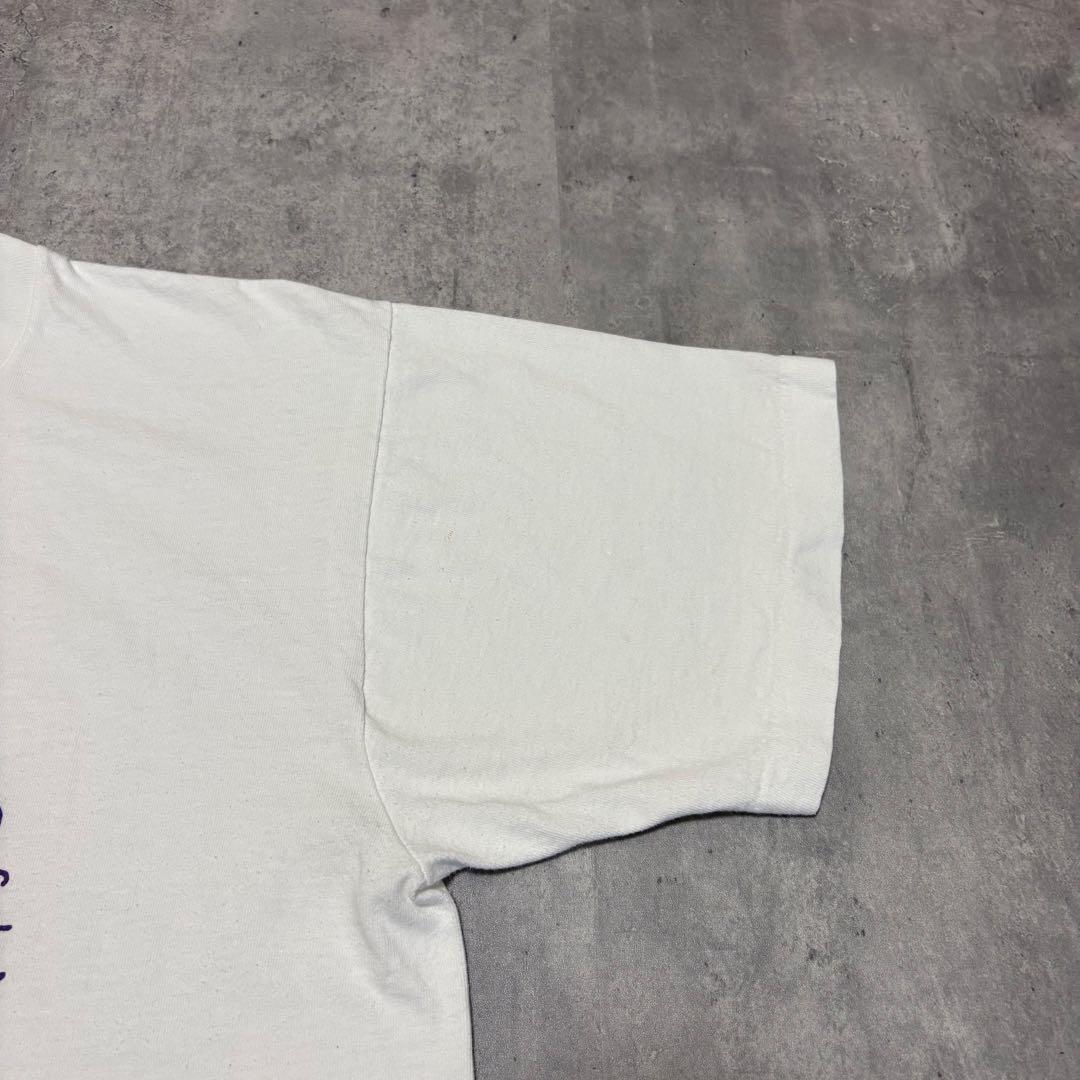断*イ様 90s USA製 ヴィンテージ　Tシャツ　虹　企業　レインボー　ハート