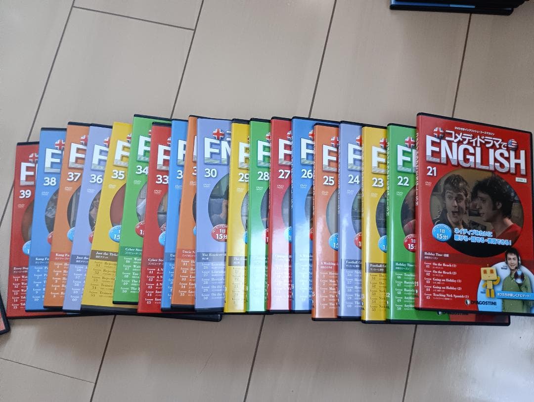 英語学習教材セット 全巻+DVD（ディアゴスティーニ）値下げ！