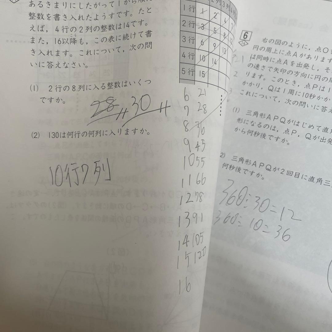 小5 カリキュラムテスト　1年間　小学5年　Bコース、Cコース 早稲田アカデミー